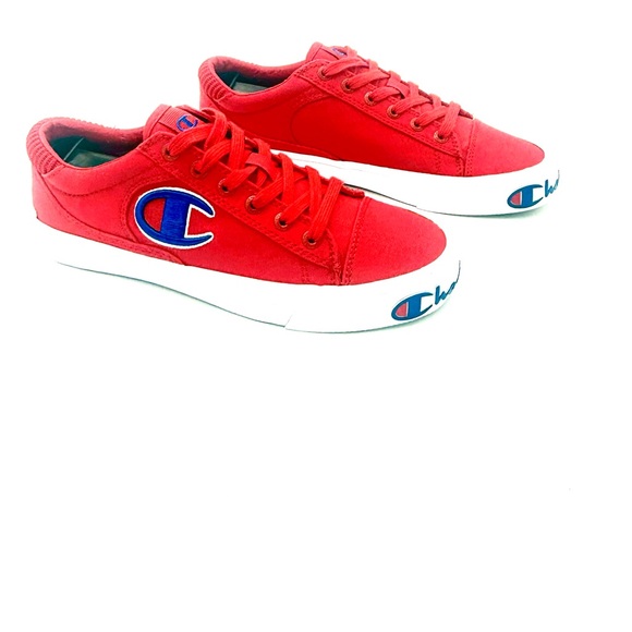 Champion Other - Champion Life™ Fringe Lo Canvas Scarlet Red Sneakers CP100553M Youth 6 NWOT